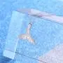 S925 Sterling Silver Jewelry Dolphin Mermaid Tail Pendant Necklace, Box Chain,18 inches S925 Sterling Silver Jewelry Dolphin Mermaid Tail Pendant Necklace, Box Chain,18 inches