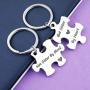 Puzzle Sister Keychain Not Sister By Blood But Sister By Heart Gift for Sisters Friends Sister Jewelry Sister Gifts from Sister BFF Gifts for 2 (sister by blood KR)