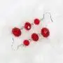 Platinum-Plated Hook Crystal Dangle Earrings Cubic Zirconia Heart Drop Earrings CZ Twist Earring for Women Girl