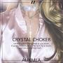 Aukmla Rhinestone Choker Lariat Diamond Necklace Body Chain Drop Diamante Choker Statement Jewelry Bridal Party Gift for Women and Girls