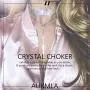 Aukmla Rhinestone Choker Lariat Diamond Necklace Body Chain Drop Diamante Choker Statement Jewelry Bridal Party Gift for Women and Girls