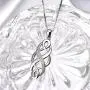 YFN Irish Celtic Knot Created Opal Pendant Necklace Infinity Love Sterling Silver CZ Jewelry 18'' YFN Irish Celtic Knot Created Opal Pendant Necklace Infinity Love Sterling Silver CZ Jewelry 18''