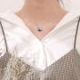 JUSTKIDSTOY Penguin Necklace 925 Sterling Silver Cute Necklace Family Penguin Gifts for Women Girls