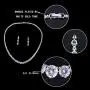 EVER FAITH Wedding Bridal Round Prong Clear CZ Necklace Earrings Set Silver-Tone EVER FAITH Wedding Bridal Round Prong Clear CZ Necklace Earrings Set Silver-Tone