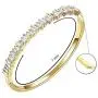 Lavencious Hinged Bangle Bracelet 4mm CZ Single Row Prong Rhodium Plated 7'' Lavencious Hinged Bangle Bracelet 4mm CZ Single Row Prong Rhodium Plated 7''