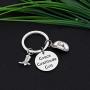 CYTING Cowboy Cowgirl Keychain Grace Gratitude Grit Southern Country Inspired Cow Jewelry Inspirational Western Gift for Cowboy Cowgirl Gift
