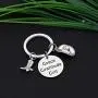 CYTING Cowboy Cowgirl Keychain Grace Gratitude Grit Southern Country Inspired Cow Jewelry Inspirational Western Gift for Cowboy Cowgirl Gift