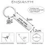 ENSIANTH Slow Down and Enjoy Life Keychain Friend Inspiring Gift Snail Lovers Gift Animal Positive Jewelry