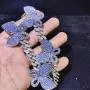 Pingyongchang Miami Cuban Link Bracelets Butterfly Cuban Chain Bracelet 13MM Iced Out Jewelry Cubic Zirconia Glitter Bangle Shiny Butterflies Hip Hop Rapper Jewelries for Women Girls
