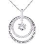 ALOV Jewelry Sterling Silver You are Braver Than You Believe Stronger Than You Seem and Smarter Than You Think Cubic Zirconia Pendant Necklace