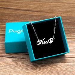 Jesse Ortega Name Necklace Sterling Silver Personalized Semi-Customized Nameplate Necklace