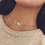 BERYUAN Women Simple Choker Heart Choker Pendant Necklace Trendy Necklace Bridal Necklace Teen Necklace Jewelry for Women and Girls (GOLD)