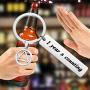 HOLLP Sobriety Gift 1 Year 5 Years Sobriety Anniversary Keychain 1 Year and Counting AA Encouragement Keychain Recovery Jewelry