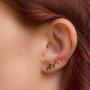 Mountain Peak Crawler Earrings Silver Mountains Climbers Wrap Earring