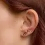 Mountain Peak Crawler Earrings Silver Mountains Climbers Wrap Earring