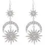 HSWE Statement Rhinestone Drop Earrings for Women Star Moon Burst Crystal Dangle Earrings wedding Party Jewelry HSWE Statement Rhinestone Drop Earrings for Women Star Moon Burst Crystal Dangle Earrings wedding Party Jewelry