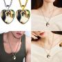 ChainsHouse Personalized Photo Necklace Men Women, Stainless Steel/18K Gold Plated Chain, Custom Picture Image Engrave Text Rectangular/Heart/OvalPendant Memorial Jewelry