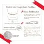 FANCIME 18K Solid Real Rose Gold Smile Necklace Diamond-cut Bar Pendant Necklace Fine Jewelry Gift for Women Girls 16+2 inch Extender FANCIME 18K Solid Real Rose Gold Smile Necklace Diamond-cut Bar Pendant Necklace Fine Jewelry Gift for Women Girls 16+2 inch Extender
