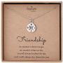 Best Friend Necklaces Sterling Silver Compass Necklace BFF Gifts for Friends Friendship Gifts for Bridesmaids Birthday Gifts for Teen Girls Women Christmas Gifts for Friends
