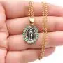 Miraculous Medal Necklace ''18 Inches'' Length Gold Filled Chain Religious Jewelry