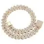 TOPGRILLZ 20mm 6 Times 14K Gold Plated Iced Out Lab Diamond Miami Cuban Link Chain Choker for Men with Box Clasp Hip Hop TOPGRILLZ 20mm 6 Times 14K Gold Plated Iced Out Lab Diamond Miami Cuban Link Chain Choker for Men with Box Clasp Hip Hop