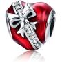 BAMOER 925 Sterling Silver Heart Charm Beads Heartbeat Love Heart Shape Charm Fit Bracelet Necklace for Her