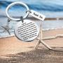 BAUNA Starfish Keychain Never Underestimate The Valuable and Important Difference You Make Social Worker Thank You Gift Volunteers Jewelry