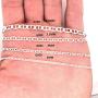 Pori Jewelers 925 Sterling Silver 2mm, 3mm, 3.5mm, 5.5mm Flat Mariner/Marina Link Chain Necklace