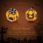 NINAQUEEN Christmas Charms Gifts 925 Sterling Silver Pumpkin Holiday Beads for Pandöra Charms Bracelets for Women Christmas Jewelry Gift for Teen Girls Kids