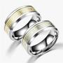 Fashion Titanium Stainless Steel Luminous Rings Glow in The Dark Pianos Five-Line Music Note Rings Wedding Promise Jewelry Gift for Men Women Rings