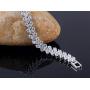 Zealmer Shoopic AAA Cubic Zirconia Tennis Bracelet Hand Chain for Women 6.5''