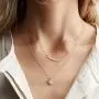 9 Pieces Layering Choker Necklace Cute Star Coin Pearl Necklace Snake Chain Choker Multilayer Vsco Necklace for Teens Girls Women