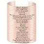 LADEMAYH 18k Rose Gold Inspirational Engraved Bracelets for Women - Anti-Allergy and Durable 316L Stainless Steel Bangle - Adjustable Cuff Bracelet Gift for Girls LADEMAYH 18k Rose Gold Inspirational Engraved Bracelets for Women - Anti-Allergy and Durable 316L Stainless Steel Bangle - Adjustable Cuff Bracelet Gift for Girls