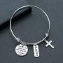 Religious Jewelry Christian Bracelet The Lord Bless You and Keep You - Numbers 6:24 Religious Jewelry Cross Bracelets for Women