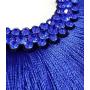Colorful Tassel Earrings Bohemian Handmade Bohemia Hoop & Fan Shape Beaded Statement Dangle Drop Earrings Hook Eardrop for Women Girls Party Christmas Gifts
