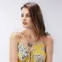 ORIONE 1Pcs Beautiful Alloy Rhinestone Butterfly Long Necklaces Fashion Enamel Butterfly Necklace for Women Girls