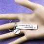 Eigso Graduation Gift Inspirational Keychain Encouraging Words Jewelry for Family Friends Colleague Classmate Boss(Challenge Change You KR)
