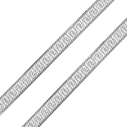Flexible Reversible Flat Greek Key 925 Sterling Silver Herringbone Necklace For Women Nickle-Free Made Italy 16 18 Inch Flexible Reversible Flat Greek Key 925 Sterling Silver Herringbone Necklace For Women Nickle-Free Made Italy 16 18 Inch