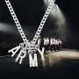 UJIMS Korean Group Army Gift Army Members Name Pendant Army Necklace for Fans BFF Kpop Bangtan Boys Jewelry for Women