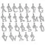 JewelBeauty Alphabet Crowned Initial Necklace Iced Out King Crown Cubic Zirconia Letter Pendant 24'' Rope Chain Necklaces, from A to Z JewelBeauty Alphabet Crowned Initial Necklace Iced Out King Crown Cubic Zirconia Letter Pendant 24'' Rope Chain Necklaces, from A to Z