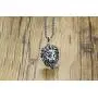 VNOX Stainless Steel Lion Head Pendant Necklace