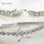 Fifth and Fine 1/3 Carat tw Natural Diamond Tennis Bracelet in 925 Sterling Silver