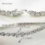 Fifth and Fine 1/3 Carat tw Natural Diamond Tennis Bracelet in 925 Sterling Silver