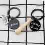 BAUNA Joker Keychain Set Best Friend Friendship Couple Jewelry Movie Show Keychain