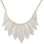 HSWE Glitter Collar Necklace for Women Statement Bib Necklace Geometric Chevron Choker Necklace for Wedding Party HSWE Glitter Collar Necklace for Women Statement Bib Necklace Geometric Chevron Choker Necklace for Wedding Party