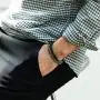 JBANS Hematite 486 Healing Stones Beaded Stretch Bracelet 2 Size for Men. Good Luck Therapy Bracelets. Strong Elastic Sring