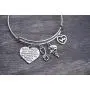 Infinity Collection Nurse Bracelet, Nurse Prayer Charm Bracelet, Nurse Bangle, Nurse Gifts for Women