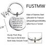 FUSTMW Graduation Keychain Gifts 2020 Graduate Gifts College High School Inspirational Graduation Gifts for Him Her Head Confidently in The Direction Where You are Destined to Go