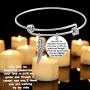 Memory Bracelet with Guardian Angel Loss Jewelry Remember Loved One You Left Me Beautiful Memories Bracelet