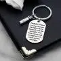 Fireman Prayer Keychain Fireman Graduation Gift Firemen Jewelry(Firefighter prayer KR)